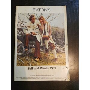 Vintage 1971 Eaton's Fall & Winter Catalog Canada